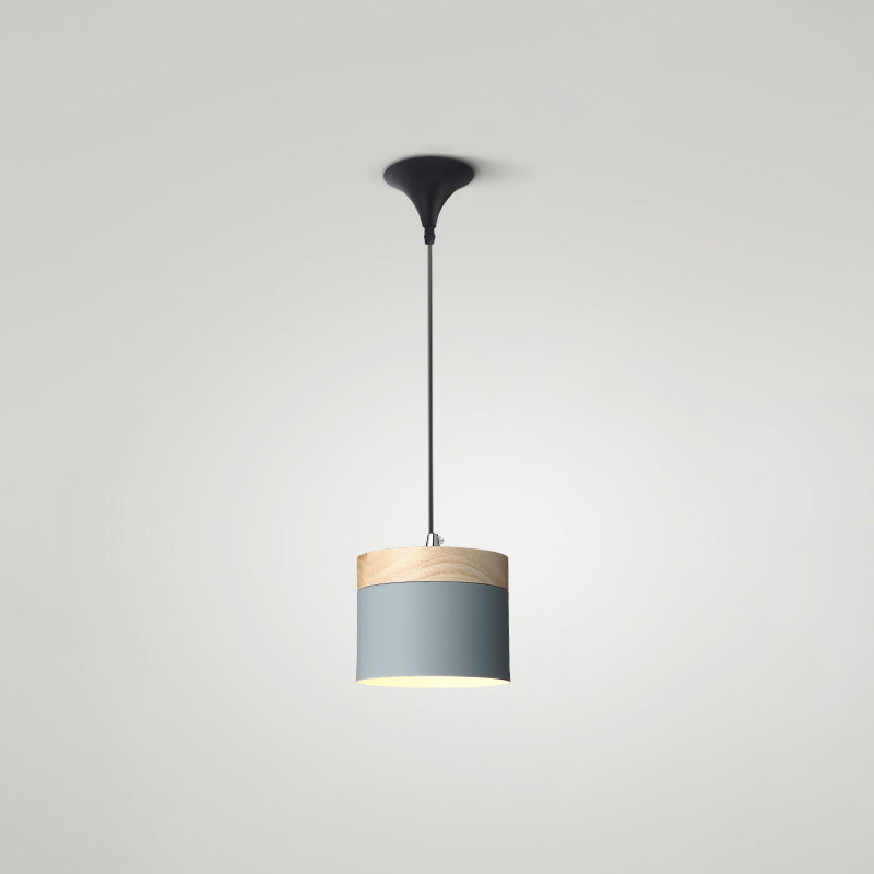 Indoor Nordic Pendant Light Modern Simple Creative Single Pendant Light for Restaurant Coffee Shop Grey 5" Clearhalo 'Ceiling Lights' 'Modern Pendants' 'Modern' 'Pendant Lights' 'Pendants' Lighting' 2555052