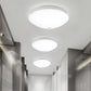 Cap Shaped Motion-Sensing Flush Light Fixture Simple Acrylic White LED Ceiling Light for Hallway Clearhalo 'Ceiling Lights' 'Close To Ceiling Lights' 'Close to ceiling' 'Flush mount' Lighting' 2556384