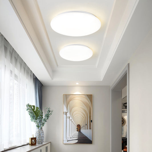 Simplicity Dome Flush Ceiling Light Acrylic Foyer LED Flush Mount Lighting in White Clearhalo 'Ceiling Lights' 'Close To Ceiling Lights' 'Close to ceiling' 'Flush mount' Lighting' 2556389