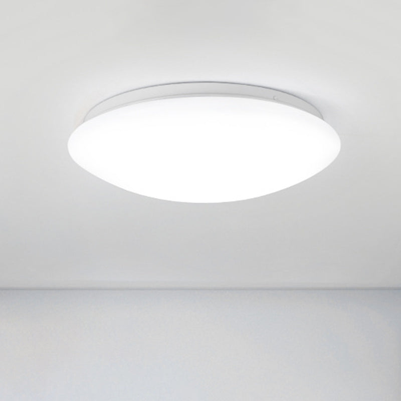 Simplicity Dome Flush Ceiling Light Acrylic Foyer LED Flush Mount Lighting in White Clearhalo 'Ceiling Lights' 'Close To Ceiling Lights' 'Close to ceiling' 'Flush mount' Lighting' 2556393