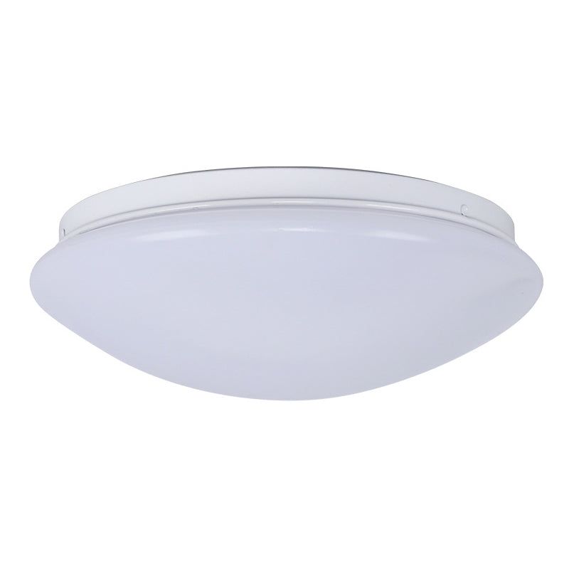 Simplicity Dome Flush Ceiling Light Acrylic Foyer LED Flush Mount Lighting in White Clearhalo 'Ceiling Lights' 'Close To Ceiling Lights' 'Close to ceiling' 'Flush mount' Lighting' 2556394