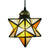 1 Light Pendant Light Tiffany Star Shade Icy Clear Glass Down Lighting Pendant Orange Clearhalo 'Ceiling Lights' 'Glass shade' 'Glass' 'Industrial' 'Middle Century Pendants' 'Pendant Lights' 'Pendants' 'Tiffany close to ceiling' 'Tiffany Pendants' 'Tiffany' Lighting' 2556808
