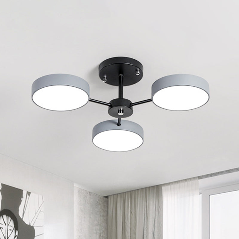 Round Chandelier Lighting Ultra-Contemporary Acrylic Hanging Light Fixtures for Restaurant Clearhalo 'Ceiling Lights' 'Chandeliers' 'Modern Chandeliers' 'Modern' Lighting' 2562922