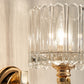 1 Head Bedroom Wall Light Modern Brass Sconce Light Fixture with Bowl/Cylinder Clear Glass Shade Clearhalo 'Modern wall lights' 'Modern' 'Wall Lamps & Sconces' 'Wall Lights' Lighting' 256531