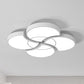 Blossom Girls Bedroom Ceiling Lamp Acrylic 4 Heads Lovely LED Ceiling Mount Light Clearhalo 'Ceiling Lights' 'Close To Ceiling Lights' 'Close to ceiling' 'Flush mount' Lighting' 256888