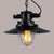1 Light Caged Light Kit Retro Industrial Metal Hanging Light with Hanging Chain for Restaurant Black Clearhalo 'Art Deco Pendants' 'Black' 'Cast Iron' 'Ceiling Lights' 'Ceramic' 'Crystal' 'Industrial Pendants' 'Industrial' 'Metal' 'Middle Century Pendants' 'Pendant Lights' 'Pendants' 'Rustic Pendants' 'Tiffany' Lighting' 2578756