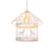 1 Light Bird Cage Ceiling Light Nordic Industrial Style Metallic Ceiling Fixture for Coffee Shop White Clearhalo 'Art Deco Pendants' 'Black' 'Cast Iron' 'Ceiling Lights' 'Ceramic' 'Crystal' 'Industrial Pendants' 'Industrial' 'Metal' 'Middle Century Pendants' 'Pendant Lights' 'Pendants' 'Rustic Pendants' 'Tiffany' Lighting' 2578926