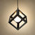 1 Light Square Cage Hanging Light Fixtures Creative Industrial Style Metallic Ceiling Light for Bar Black Clearhalo 'Art Deco Pendants' 'Black' 'Cast Iron' 'Ceiling Lights' 'Ceramic' 'Crystal' 'Industrial Pendants' 'Industrial' 'Metal' 'Middle Century Pendants' 'Pendant Lights' 'Pendants' 'Rustic Pendants' 'Tiffany' Lighting' 2578949