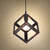 1 Light Square Cage Hanging Light Fixtures Creative Industrial Style Metallic Ceiling Light for Bar Copper Clearhalo 'Art Deco Pendants' 'Black' 'Cast Iron' 'Ceiling Lights' 'Ceramic' 'Crystal' 'Industrial Pendants' 'Industrial' 'Metal' 'Middle Century Pendants' 'Pendant Lights' 'Pendants' 'Rustic Pendants' 'Tiffany' Lighting' 2578952