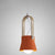 1-Light Upside Down Trifle Pendant Lamp Nordic Modern Style Metal Restaurant Hanging Lamp Orange 6.5" Clearhalo 'Ceiling Lights' 'Modern Pendants' 'Modern' 'Pendant Lights' 'Pendants' Lighting' 2579469