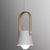 1-Light Upside Down Trifle Pendant Lamp Nordic Modern Style Metal Restaurant Hanging Lamp White 6.5" Clearhalo 'Ceiling Lights' 'Modern Pendants' 'Modern' 'Pendant Lights' 'Pendants' Lighting' 2579472