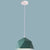 1-Light Diamond Pendant Lamp Nordic Macarons Style Metal Dining Room Hanging Lamp Dark Green 10" Clearhalo 'Ceiling Lights' 'Modern Pendants' 'Modern' 'Pendant Lights' 'Pendants' Lighting' 2579574