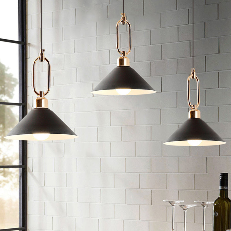 Modern Macarons Umbrella Shade Pendant Light Metal Pendant Lighting with Metal Ring Clearhalo 'Ceiling Lights' 'Modern Pendants' 'Modern' 'Pendant Lights' 'Pendants' Lighting' 2579590