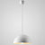 Metal Ribbed Dome Hanging Light 1-Light Nordic Minimalist Style Hanging Lamp for Restaurant White 12" Clearhalo 'Ceiling Lights' 'Modern Pendants' 'Modern' 'Pendant Lights' 'Pendants' Lighting' 2579700