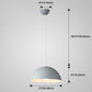 Metal Ribbed Dome Hanging Light 1-Light Nordic Minimalist Style Hanging Lamp for Restaurant Clearhalo 'Ceiling Lights' 'Modern Pendants' 'Modern' 'Pendant Lights' 'Pendants' Lighting' 2579707