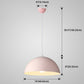 Metal Ribbed Dome Hanging Light 1-Light Nordic Minimalist Style Hanging Lamp for Restaurant Clearhalo 'Ceiling Lights' 'Modern Pendants' 'Modern' 'Pendant Lights' 'Pendants' Lighting' 2579713