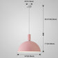 Metal Hemispherical Hanging Light Nordic Style 1 Light Restaurant Ceiling Pendant Lamp Clearhalo 'Ceiling Lights' 'Modern Pendants' 'Modern' 'Pendant Lights' 'Pendants' Lighting' 2579792