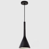 Resin Tapered Hanging Light Nordic Modern Style 1 Light Restaurant Ceiling Pendant Lamp Black Clearhalo 'Ceiling Lights' 'Modern Pendants' 'Modern' 'Pendant Lights' 'Pendants' Lighting' 2579852