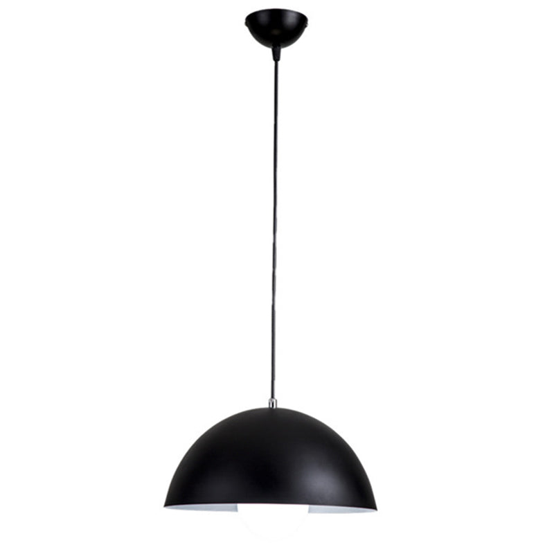 Dome Restaurant Drop Pendant Modern Style Metal 1 Light Hanging Ceiling Light Clearhalo 'Ceiling Lights' 'Modern Pendants' 'Modern' 'Pendant Lights' 'Pendants' Lighting' 2579870