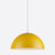 Dome Restaurant Drop Pendant Modern Style Metal 1 Light Hanging Ceiling Light Yellow Clearhalo 'Ceiling Lights' 'Modern Pendants' 'Modern' 'Pendant Lights' 'Pendants' Lighting' 2579876