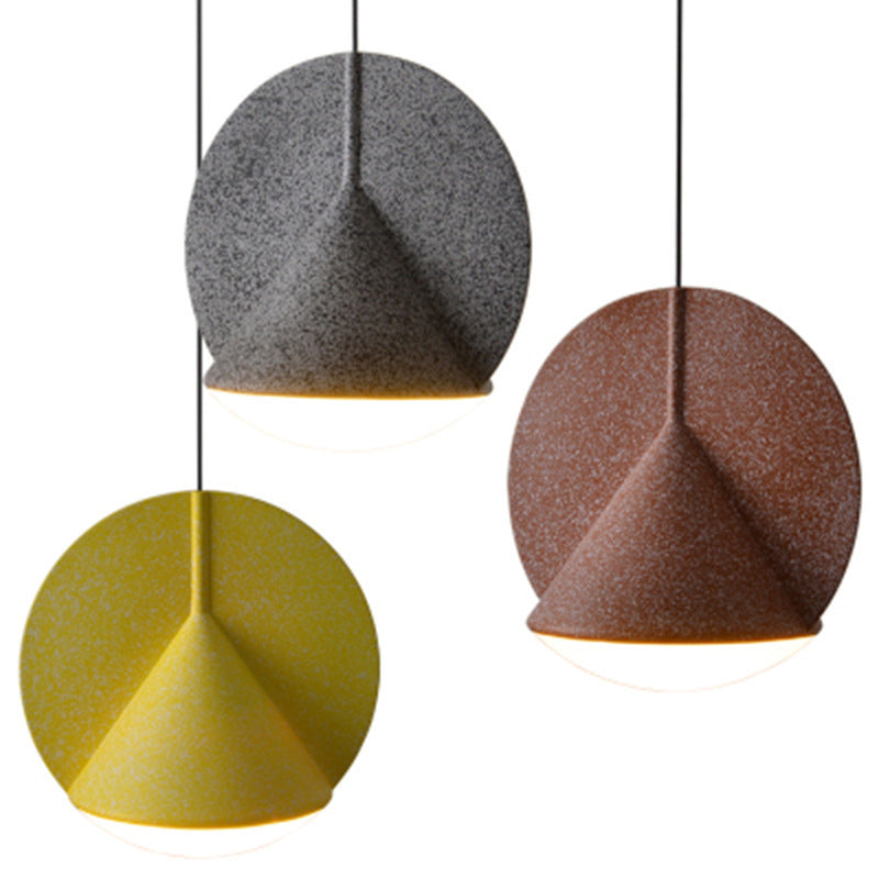 1-Light Round Shade Pendant Lamp Nordic Modern Style Resin Hanging Lamp for Living Room Clearhalo 'Ceiling Lights' 'Modern Pendants' 'Modern' 'Pendant Lights' 'Pendants' Lighting' 2579938