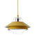 1 Light Layered Concentric Tiers Shade Pendant Lamp Nordic Style Metal Hanging Lamp Yellow Clearhalo 'Ceiling Lights' 'Modern Pendants' 'Modern' 'Pendant Lights' 'Pendants' Lighting' 2579957