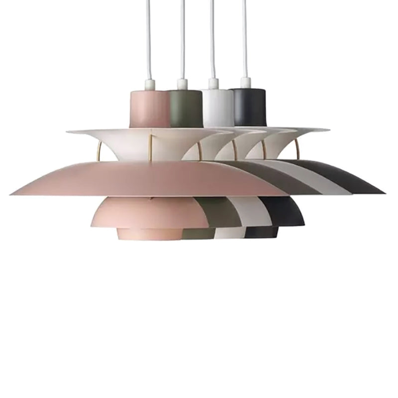 Metal Flying��Saucer Hanging Light 1 Light Nordic Style Hanging Lamp for Restaurant Clearhalo 'Ceiling Lights' 'Modern Pendants' 'Modern' 'Pendant Lights' 'Pendants' Lighting' 2588575
