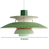 Metal Flying��Saucer Hanging Light 1 Light Nordic Style Hanging Lamp for Restaurant Clearhalo 'Ceiling Lights' 'Modern Pendants' 'Modern' 'Pendant Lights' 'Pendants' Lighting' 2588597