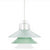 1 Light Layered Concentric Tiers Shade Pendant Lamp Nordic Style Metal Hanging Lamp for Bedroom Green 12" Clearhalo 'Ceiling Lights' 'Modern Pendants' 'Modern' 'Pendant Lights' 'Pendants' Lighting' 2588734