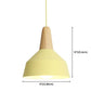 Metal 1 Light Hanging Light Nordic Style Restaurant Ceiling Pendant Lamp with Wooden Top Clearhalo 'Ceiling Lights' 'Modern Pendants' 'Modern' 'Pendant Lights' 'Pendants' Lighting' 2588806