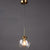 Post-Modern Minimalist Design Hanging Lamp 1 Light Globe Glass Shade Pendant Light Clear Clearhalo 'Ceiling Lights' 'Glass shade' 'Glass' 'Modern Pendants' 'Modern' 'Pendant Lights' 'Pendants' Lighting' 2588993