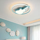 Guitar Flush Mount Ceiling Light 1 Light Metal Creative Flush Mount Ceiling Light for Bedroom Clearhalo 'Ceiling Lights' 'Close To Ceiling Lights' 'Close to ceiling' 'Flush mount' Lighting' 2589245