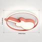 Guitar Flush Mount Ceiling Light 1 Light Metal Creative Flush Mount Ceiling Light for Bedroom Clearhalo 'Ceiling Lights' 'Close To Ceiling Lights' 'Close to ceiling' 'Flush mount' Lighting' 2589254
