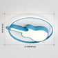 Guitar Flush Mount Ceiling Light 1 Light Metal Creative Flush Mount Ceiling Light for Bedroom Clearhalo 'Ceiling Lights' 'Close To Ceiling Lights' 'Close to ceiling' 'Flush mount' Lighting' 2589257