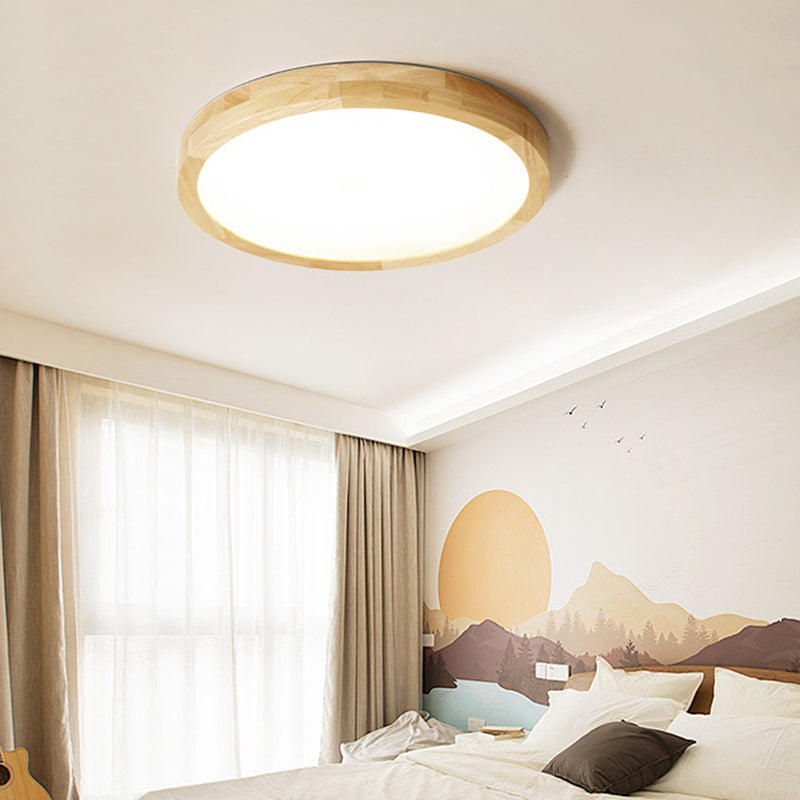 Round Flush Mount Ceiling Light Ultra-Contemporary Acrylic Ceiling Mount Chandelier for Bedroom Clearhalo 'Ceiling Lights' 'Close To Ceiling Lights' 'Close to ceiling' 'Flush mount' Lighting' 2589465