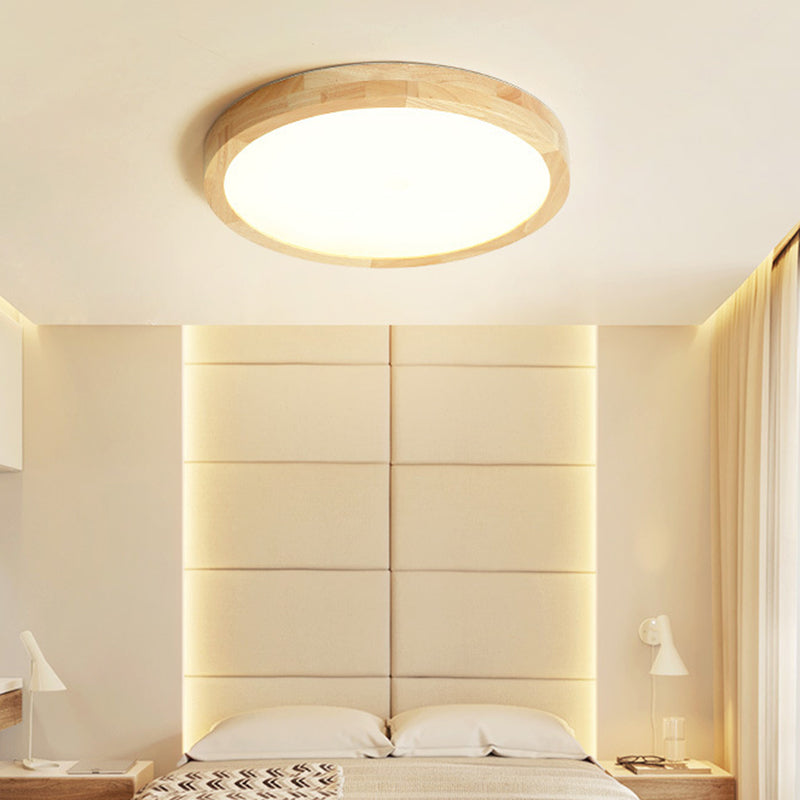 Round Flush Mount Ceiling Light Ultra-Contemporary Acrylic Ceiling Mount Chandelier for Bedroom Clearhalo 'Ceiling Lights' 'Close To Ceiling Lights' 'Close to ceiling' 'Flush mount' Lighting' 2589466