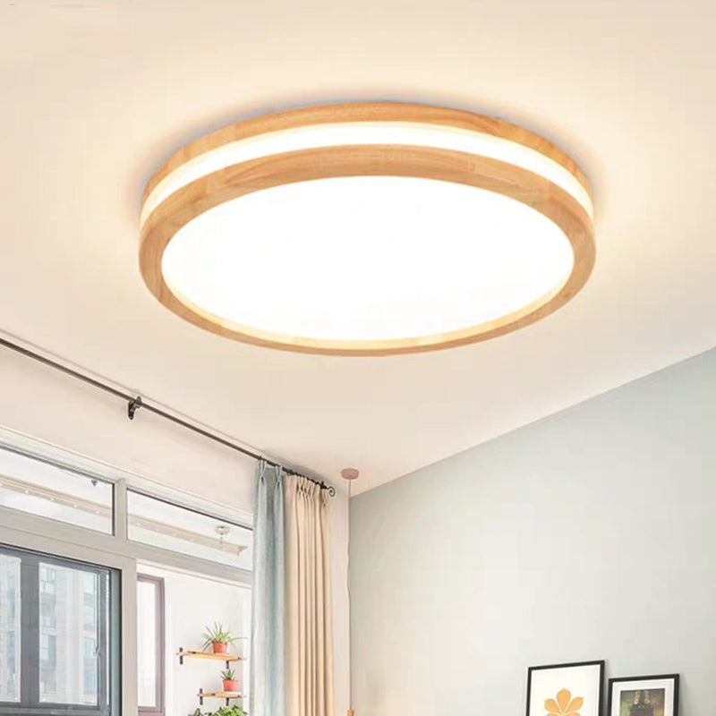 Integrated LED Semi Flush Light Fixtures Ultra-Contemporary Acrylic Ceiling Mount Chandelier for Bedroom Clearhalo 'Ceiling Lights' 'Close To Ceiling Lights' 'Close to ceiling' 'Flush mount' Lighting' 2589487
