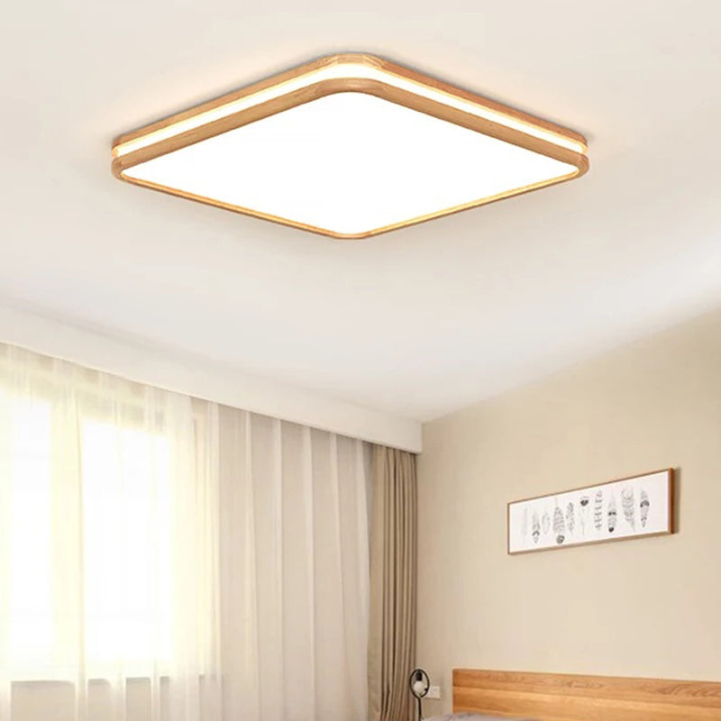 Integrated LED Semi Flush Light Fixtures Ultra-Contemporary Acrylic Ceiling Mount Chandelier for Bedroom Clearhalo 'Ceiling Lights' 'Close To Ceiling Lights' 'Close to ceiling' 'Flush mount' Lighting' 2589490