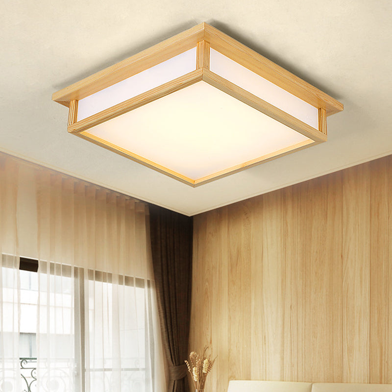 Cubic Semi Flush Mount Lighting Contemporary Paper Ceiling Light Fixtures for Bedroom Clearhalo 'Ceiling Lights' 'Close To Ceiling Lights' 'Close to ceiling' 'Flush mount' Lighting' 2589505