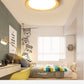Circle Semi Flush Mount Light Fixture Ultra-Contemporary Acrylic Ceiling Light Fixture for Bedroom Clearhalo 'Ceiling Lights' 'Close To Ceiling Lights' 'Close to ceiling' 'Flush mount' Lighting' 2589524