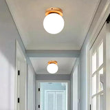 Semi Flush Chandelier Ultra-Contemporary 1 Light White Glass Ceiling Light Fixtures for Hallway Clearhalo 'Ceiling Lights' 'Close To Ceiling Lights' 'Close to ceiling' 'Semi-flushmount' Lighting' 2589549