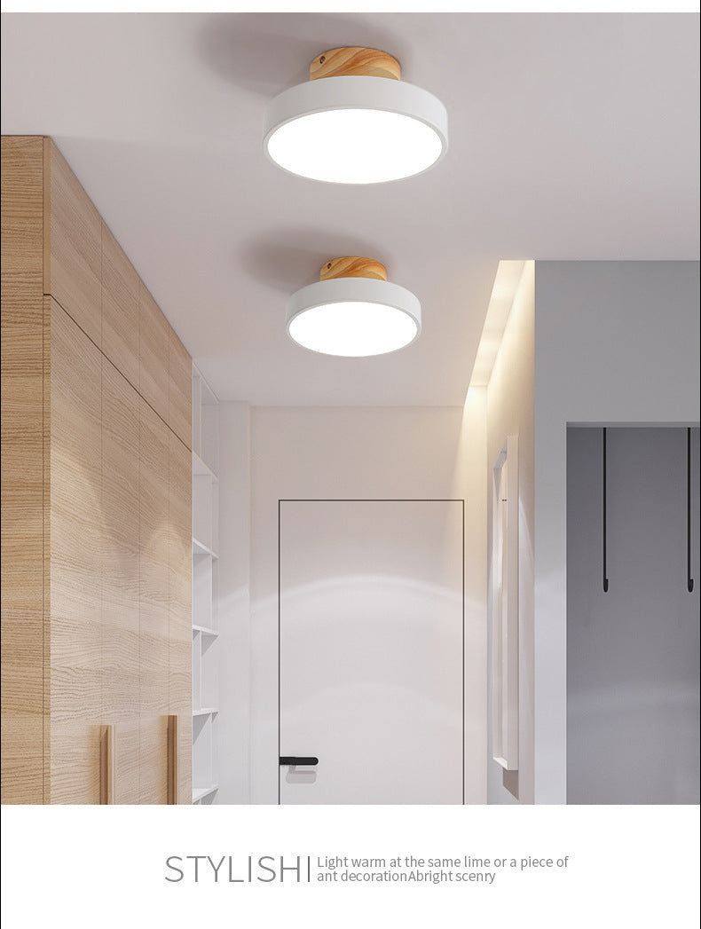 Round Flush Mount Ceiling Light Minimalistic Acrylic Ceiling Mount Chandelier for Bedroom Clearhalo 'Ceiling Lights' 'Close To Ceiling Lights' 'Close to ceiling' 'Semi-flushmount' Lighting' 2590583