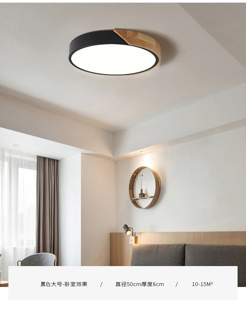 Round Flush Mount Light Fixtures Contemporary Acrylic Ceiling Light Fixtures for Bedroom Clearhalo 'Ceiling Lights' 'Close To Ceiling Lights' 'Close to ceiling' 'Flush mount' Lighting' 2590634