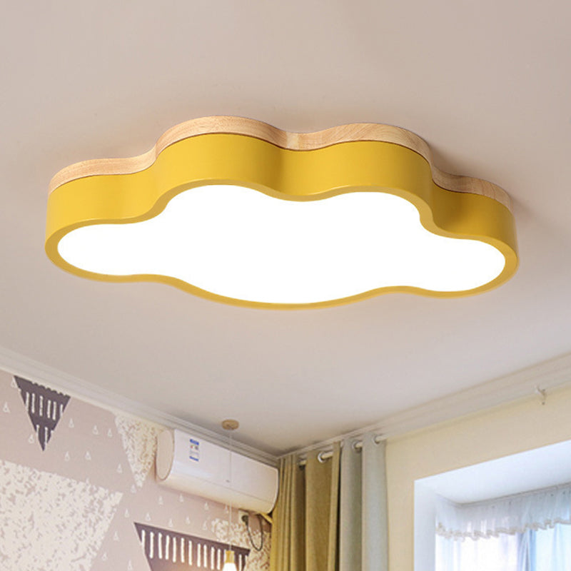 Cloud Flush Mount Lights Modernist Acrylic Ceiling Mount Light Fixture for Bedroom - Clearhalo - 'Ceiling Lights' - 'Close To Ceiling Lights' - 'Close to ceiling' - 'Flush mount' - Lighting' - 2590640