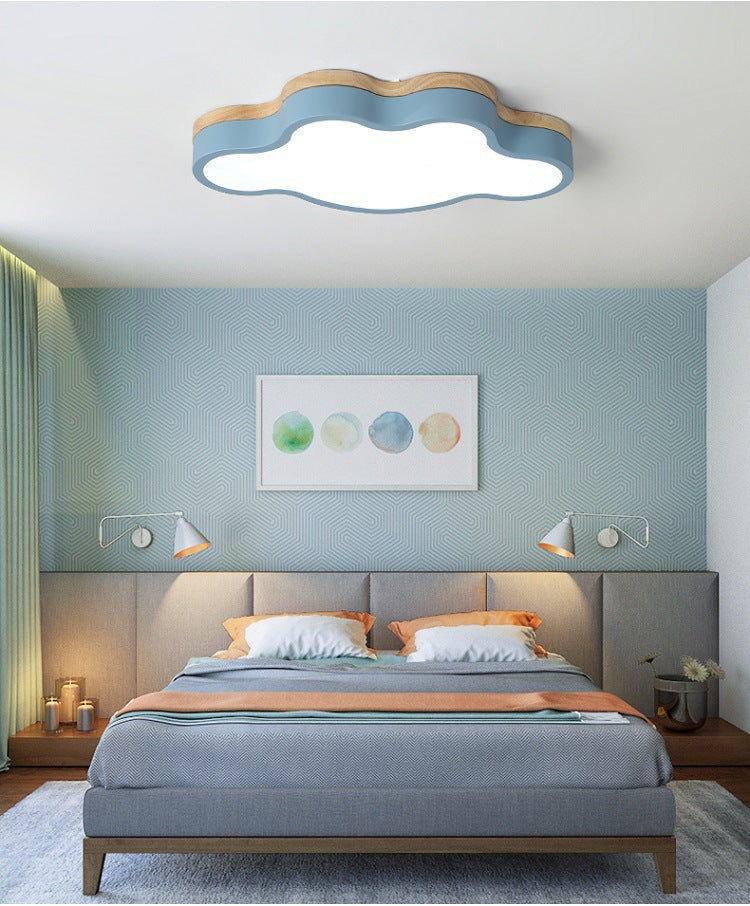 Cloud Flush Mount Lights Modernist Acrylic Ceiling Mount Light Fixture for Bedroom - Clearhalo - 'Ceiling Lights' - 'Close To Ceiling Lights' - 'Close to ceiling' - 'Flush mount' - Lighting' - 2590649
