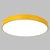 Round Flushmount Lights Macaron Acrylic Ceiling Mounted Fixture for Living Room Yellow Clearhalo 'Ceiling Lights' 'Close To Ceiling Lights' 'Close to ceiling' 'Flush mount' Lighting' 2590667