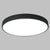 Round Flushmount Lights Macaron Acrylic Ceiling Mounted Fixture for Living Room Black Clearhalo 'Ceiling Lights' 'Close To Ceiling Lights' 'Close to ceiling' 'Flush mount' Lighting' 2590669