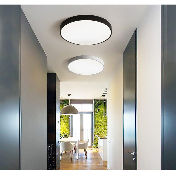 Round Flushmount Lights Macaron Acrylic Ceiling Mounted Fixture for Living Room Clearhalo 'Ceiling Lights' 'Close To Ceiling Lights' 'Close to ceiling' 'Flush mount' Lighting' 2590676