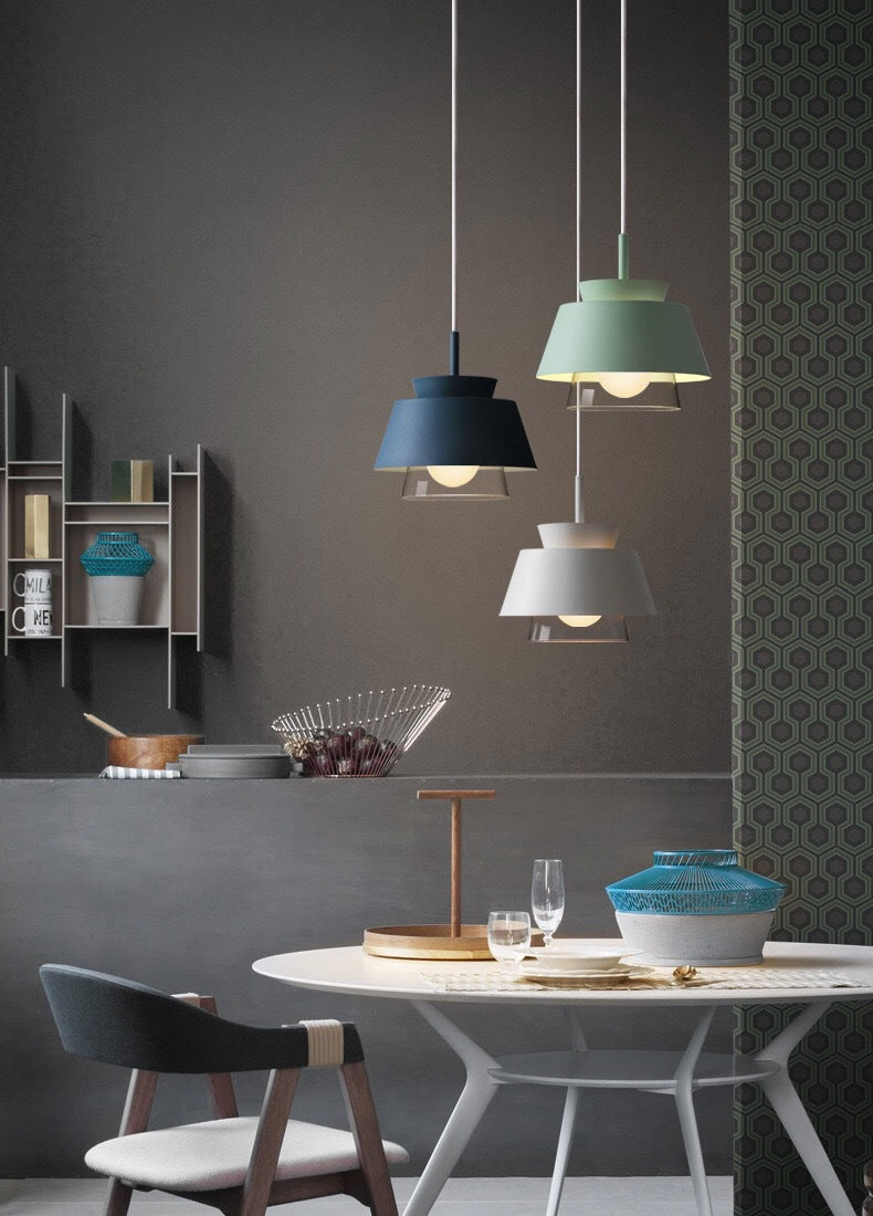 Modern Upside Down Trifle Pendant Light Metal Macarons 1-Light Pendant Lighting for Dining Room Table Clearhalo 'Ceiling Lights' 'Modern Pendants' 'Modern' 'Pendant Lights' 'Pendants' Lighting' 2590746
