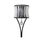 Mini Crystal Wall Mounted Lighting Modern 1 Light Wall Light Sconce in Black with Hanging Ball Clearhalo 'Modern wall lights' 'Modern' 'Wall Lamps & Sconces' 'Wall Lights' Lighting' 259075